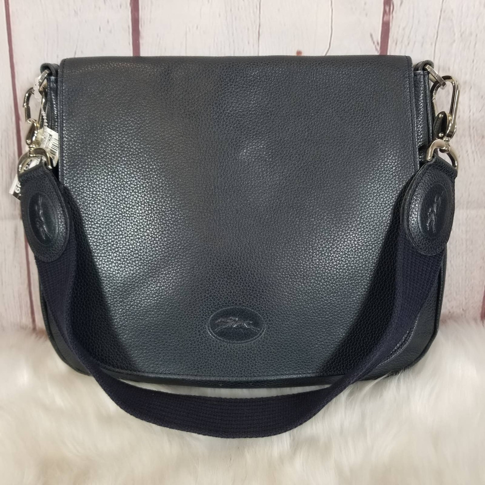 Longchamp Black Leather Handbag
